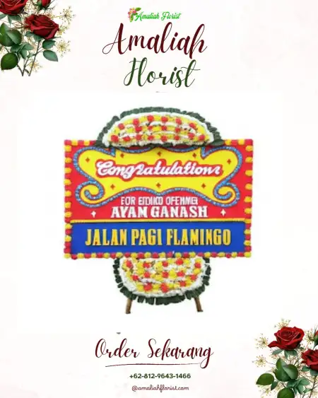 Sewa Papan Bunga Kecubung